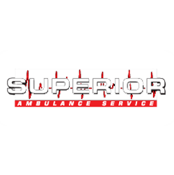 Superior Ambulance Service logo on translucent background